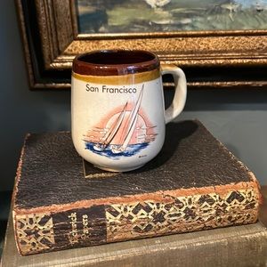 VINTAGE San Francisco, CA Sailboat Mug